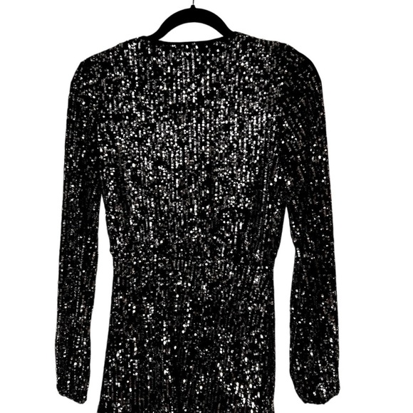 EVERNEW Raquel Sequin Tiered Skater Dress - Picture 7 of 13